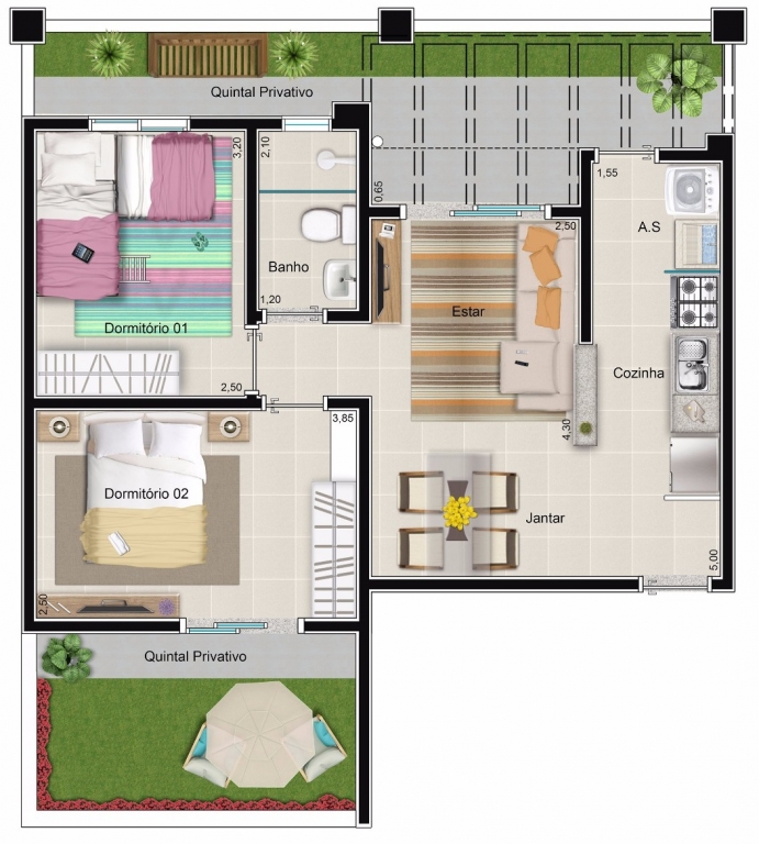 Apartamento à venda com 2 quartos, 48m² - Foto 13