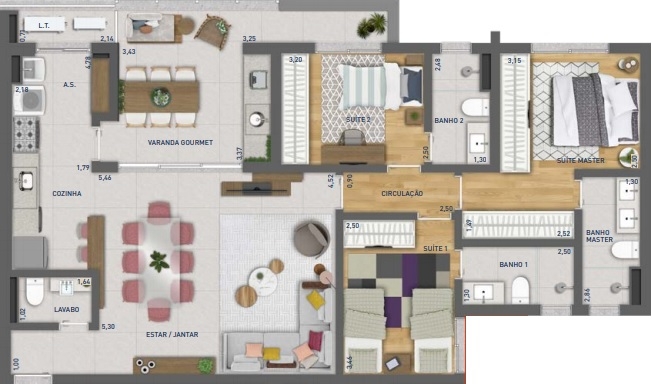 Apartamento à venda com 3 quartos, 111m² - Foto 27