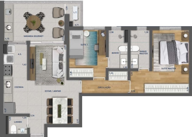 Apartamento à venda com 2 quartos, 82m² - Foto 27