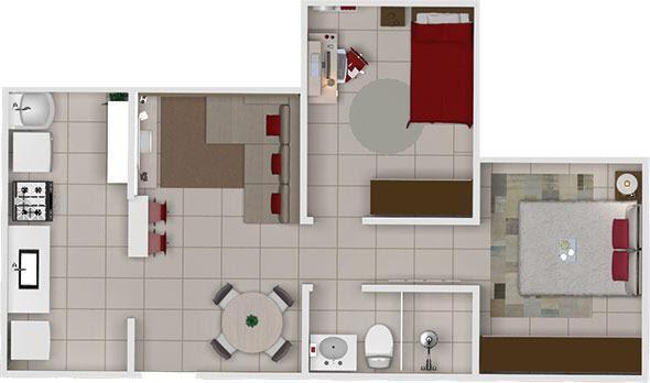 Apartamento à venda com 2 quartos, 46m² - Foto 14