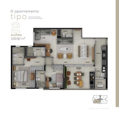 Apartamento à venda com 3 quartos, 109m² - Foto 35