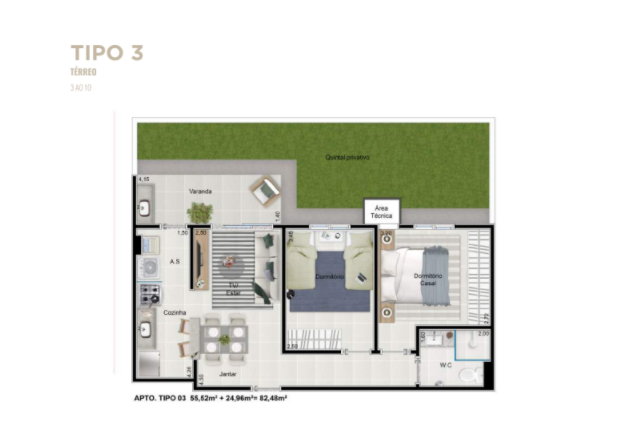 Apartamento à venda com 2 quartos, 66m² - Foto 22