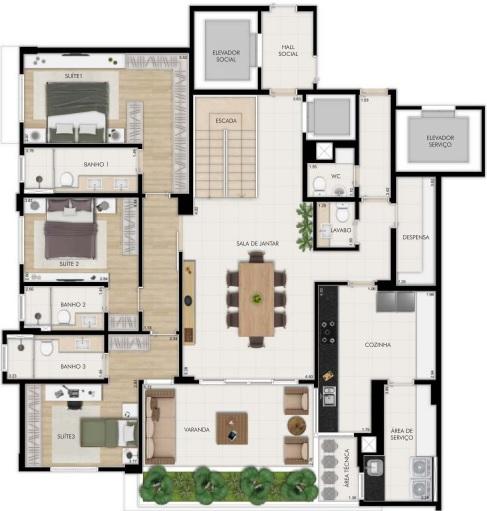 Apartamento à venda com 4 quartos, 370m² - Foto 22