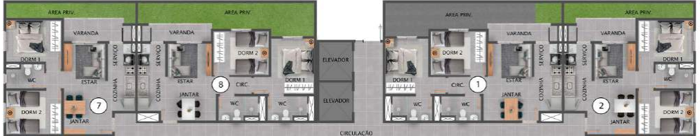 Apartamento à venda com 2 quartos, 48m² - Foto 27