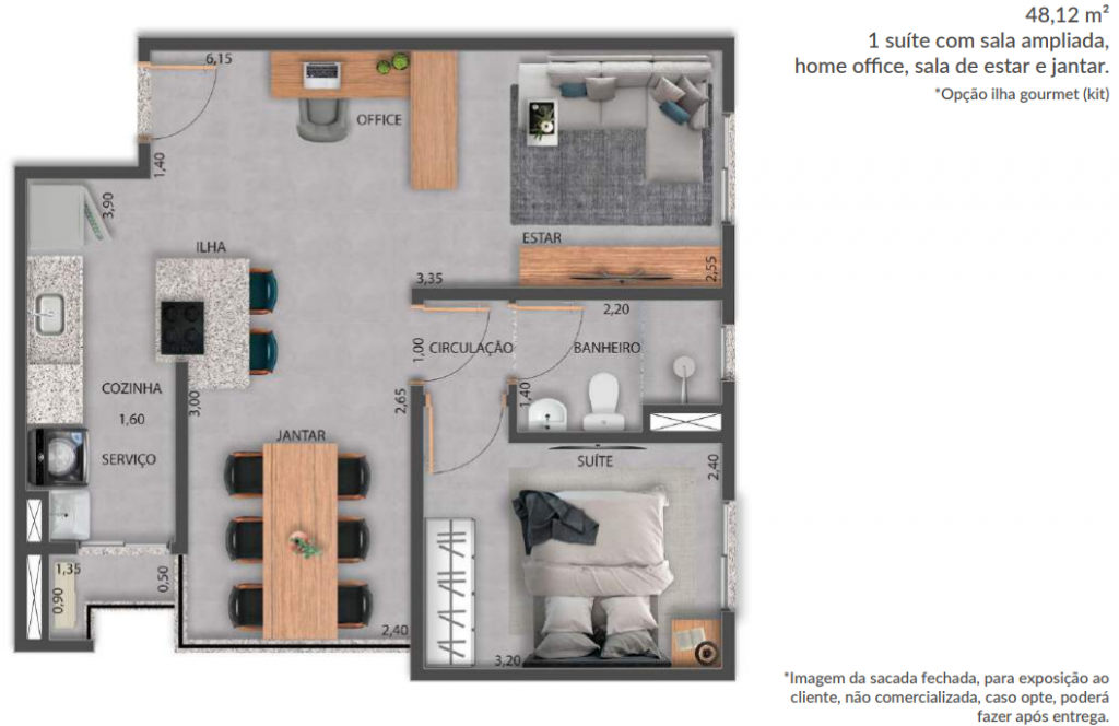 Apartamento à venda com 2 quartos, 48m² - Foto 28