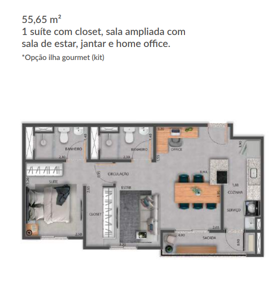 Apartamento à venda com 2 quartos, 55m² - Foto 30