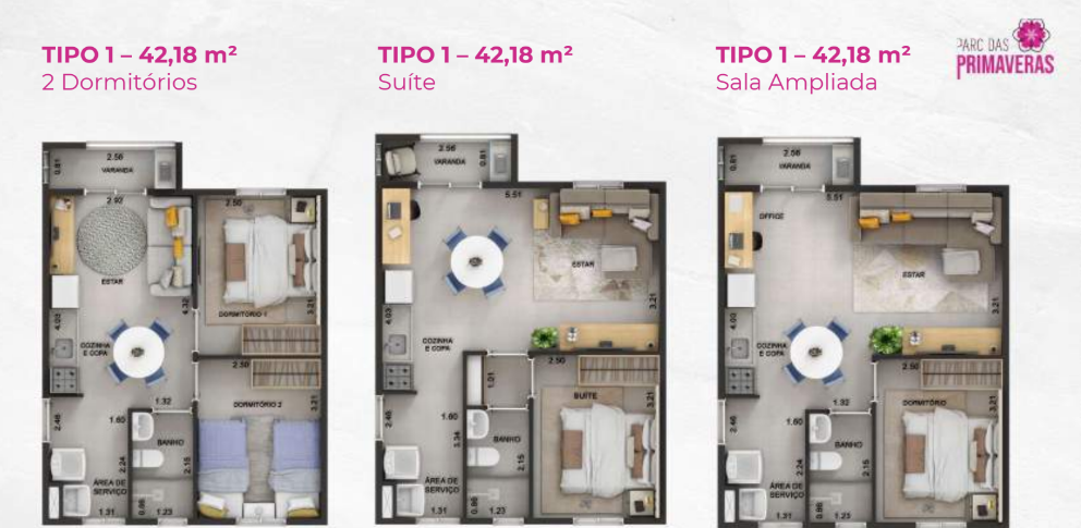 Apartamento à venda com 2 quartos, 42m² - Foto 5