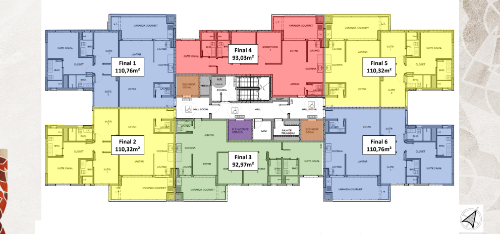 Apartamento à venda com 3 quartos, 110m² - Foto 10