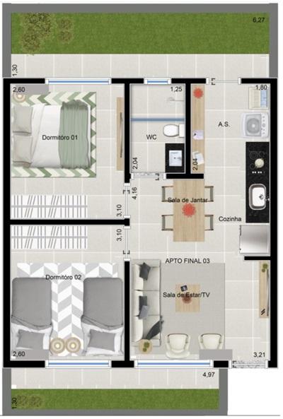 Apartamento à venda com 2 quartos, 42m² - Foto 25