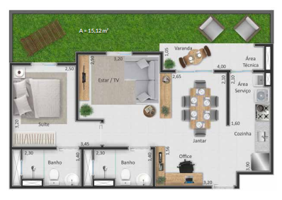 Apartamento à venda com 2 quartos, 55m² - Foto 29