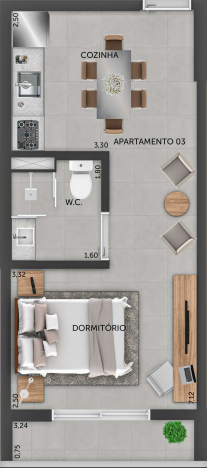 Apartamento à venda com 1 quarto, 30m² - Foto 11