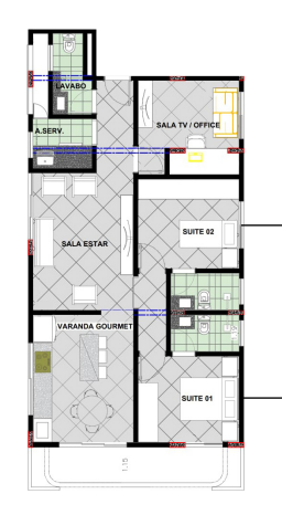 Apartamento à venda com 2 quartos, 90m² - Foto 6