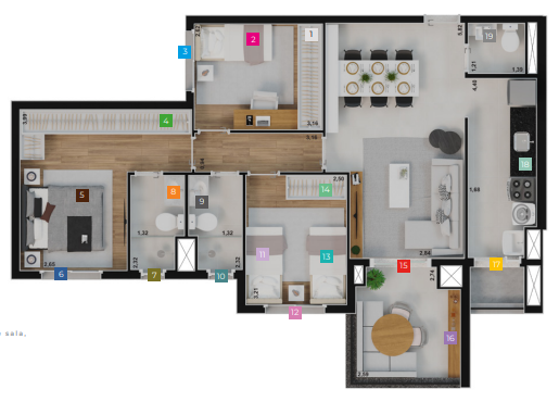 Apartamento à venda com 3 quartos, 88m² - Foto 6