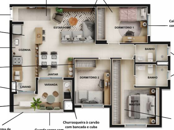 Apartamento à venda com 3 quartos, 82m² - Foto 10