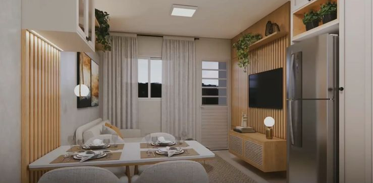 Casa, 2 quartos, 45 m² - Foto 2