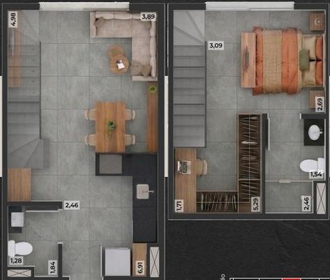 Apartamento, 1 quarto, 49 m² - Foto 10