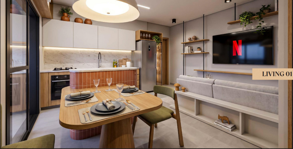 Apartamento, 2 quartos, 48 m² - Foto 1