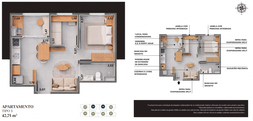 Apartamento, 1 quarto, 42 m² - Foto 24