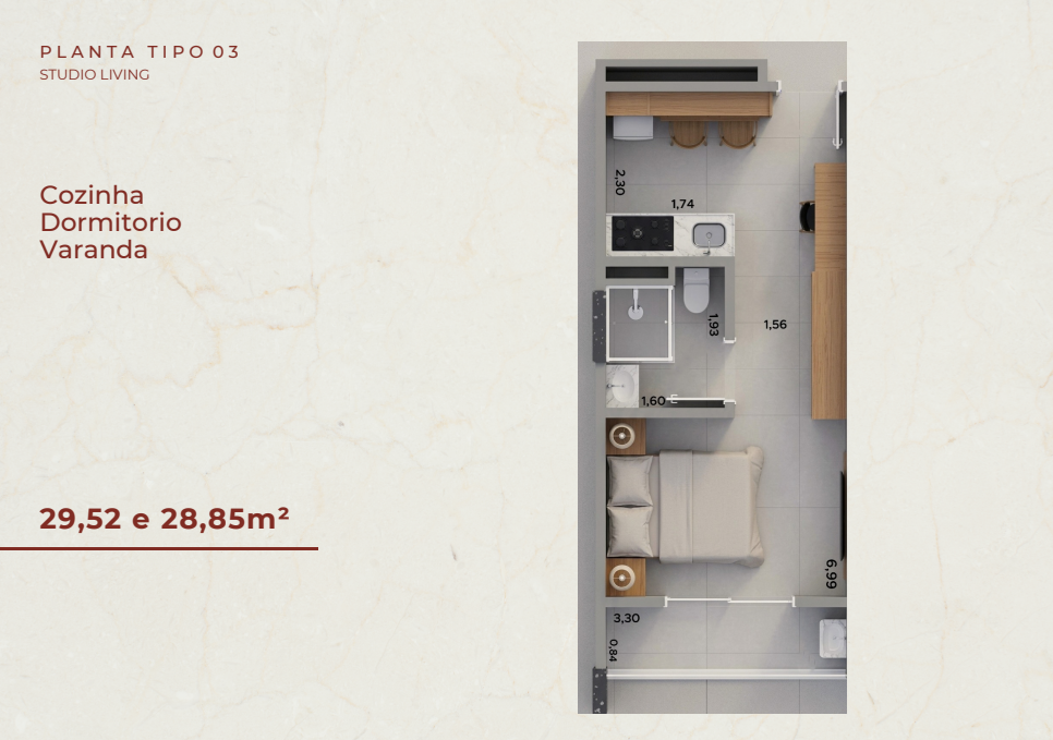 Apartamento, 1 quarto, 28 m² - Foto 11